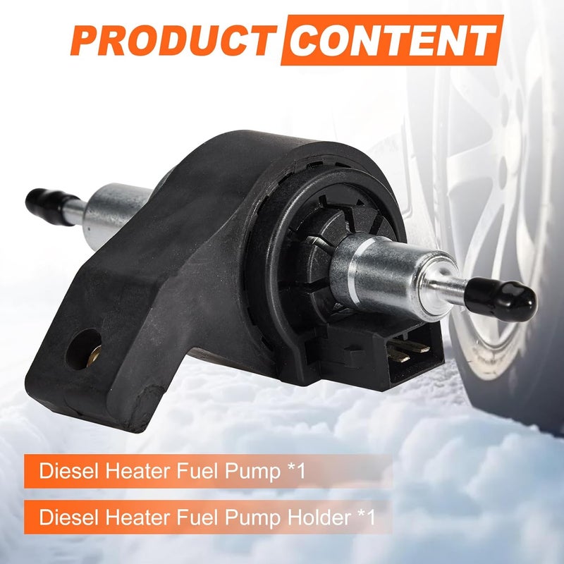 CarBole 12V Air Diesel Parking Heater Fuel Pump, for Webasto Eberspacher Auto Heater 2KW 5KW 8KW, Quiet Electric Pulse Metering Pump with Holder - Image 5